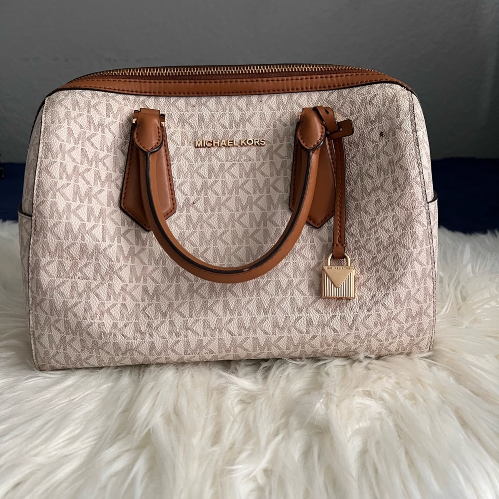Authentic Michael Kors Duffle Satchel Bag